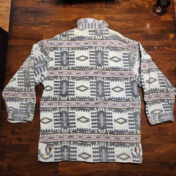 Woolrich Utility Jacket in Gray and Cream Pattern - Picture 6 of 16